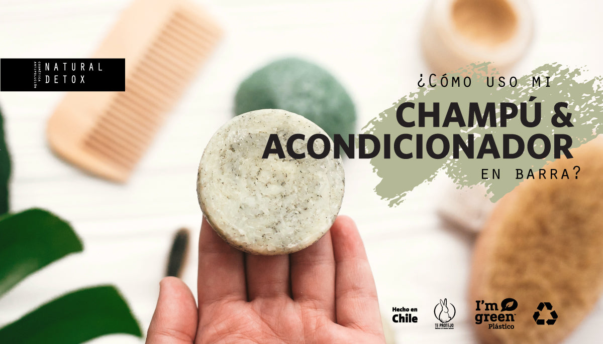 ¿Cómo uso mi champú y acondicionador en barra?