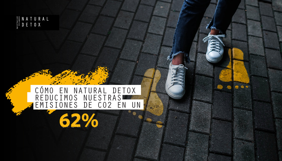 Cómo en Natural Detox reducimos nuestras emisiones de CO2 en un 62%
