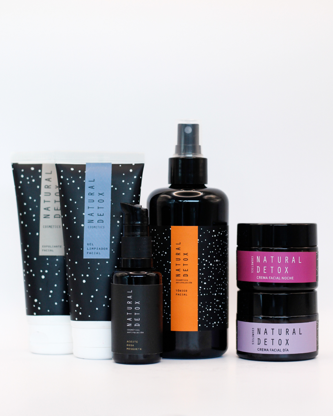 Rutina facial completa, combate arrugas, manchas, flacidez y deshidratación. Con despacho gratis a todo chile.