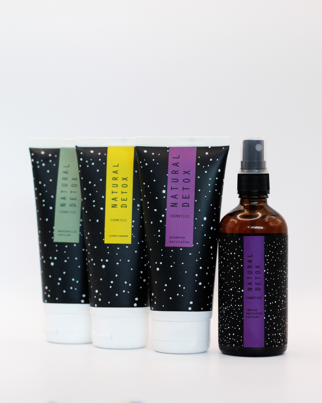 Pack Anticaída Líquido Completo | Shampoo, Acondicionador, Mascarilla y Tónico | -83% Caída y +68% Densidad