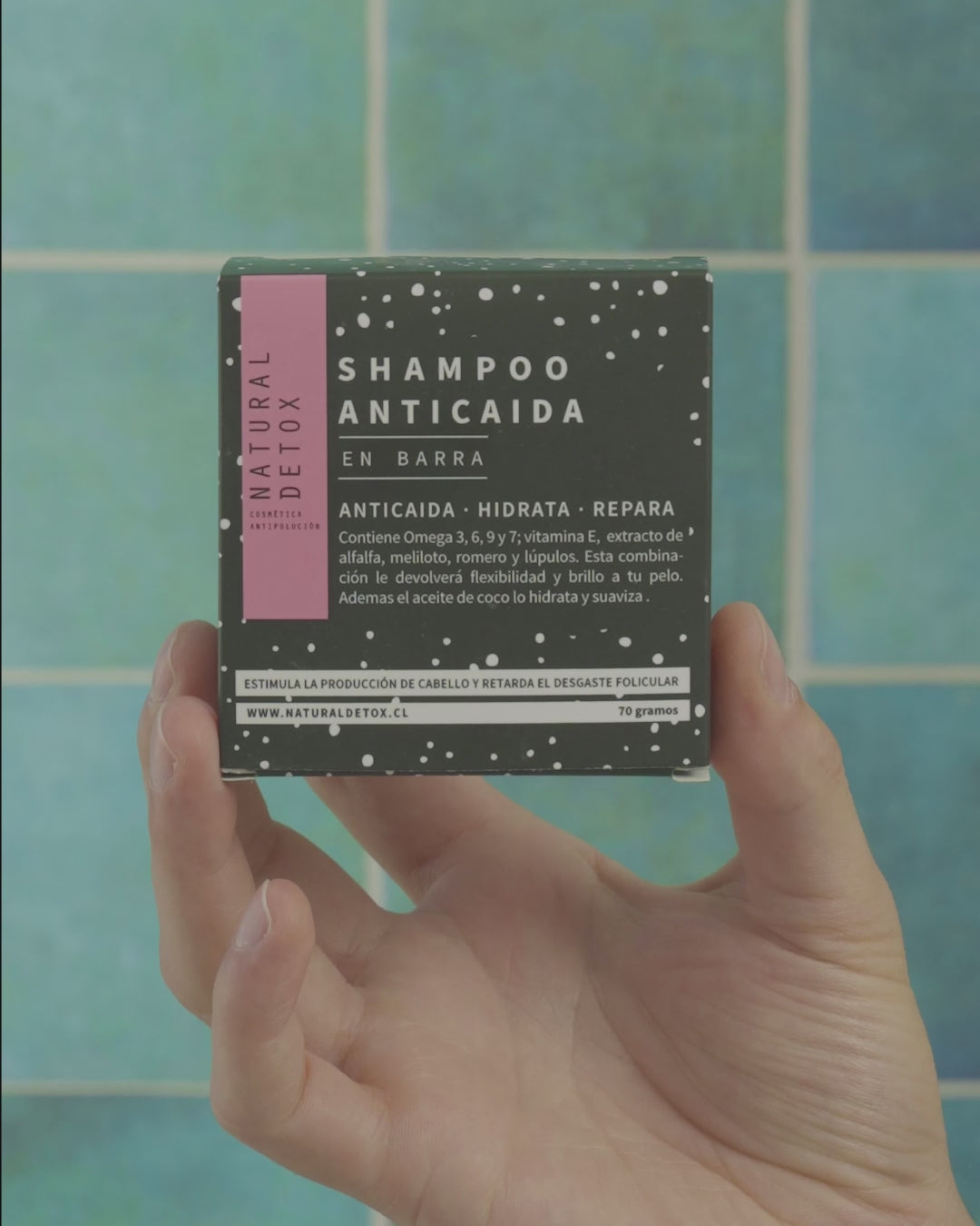 Pack Anticaída | Shampoo en Barra y Tónico | -83% Caída y +68% Densidad