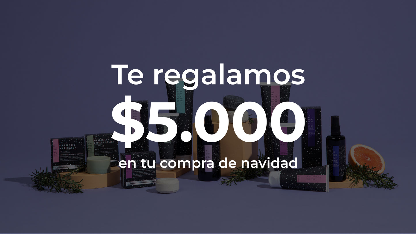$5.000 de regalo en tu compra navideña