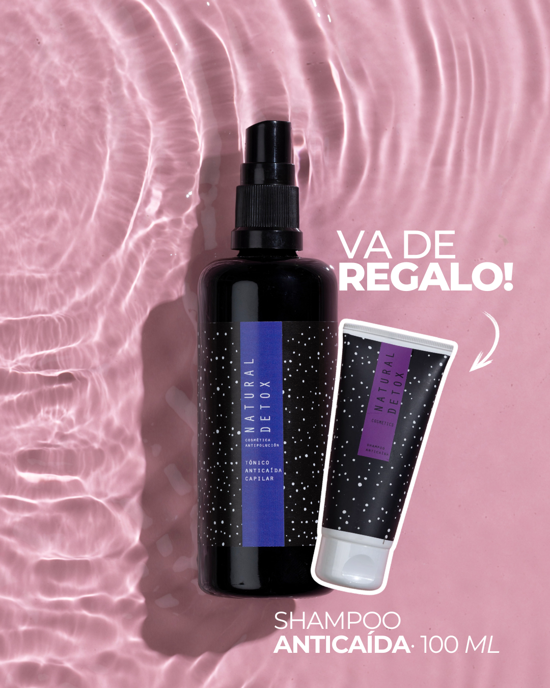 Tónico Anticaída uso diario con resultados visibles desde 2 semanas !! Shampoo anticaida 100ml de regalo