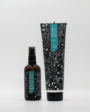 Shampoo piel sensible liquido + Loción Repelente Perros