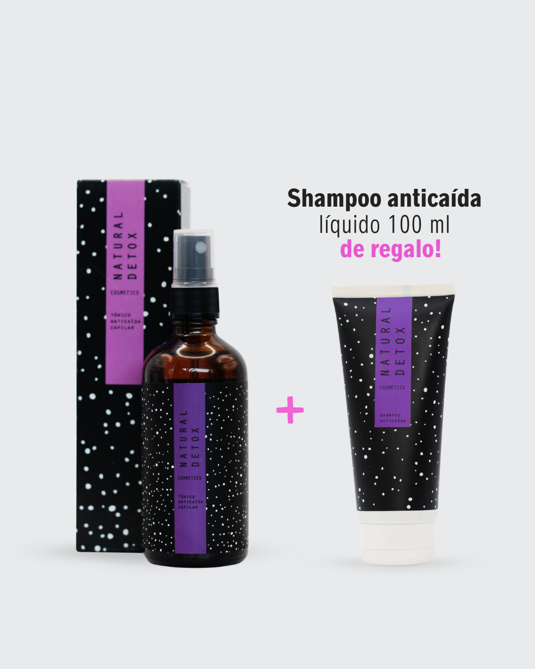 Tónico Anticaída Capilar + Shampoo Anticaída 100 ml de REGALO