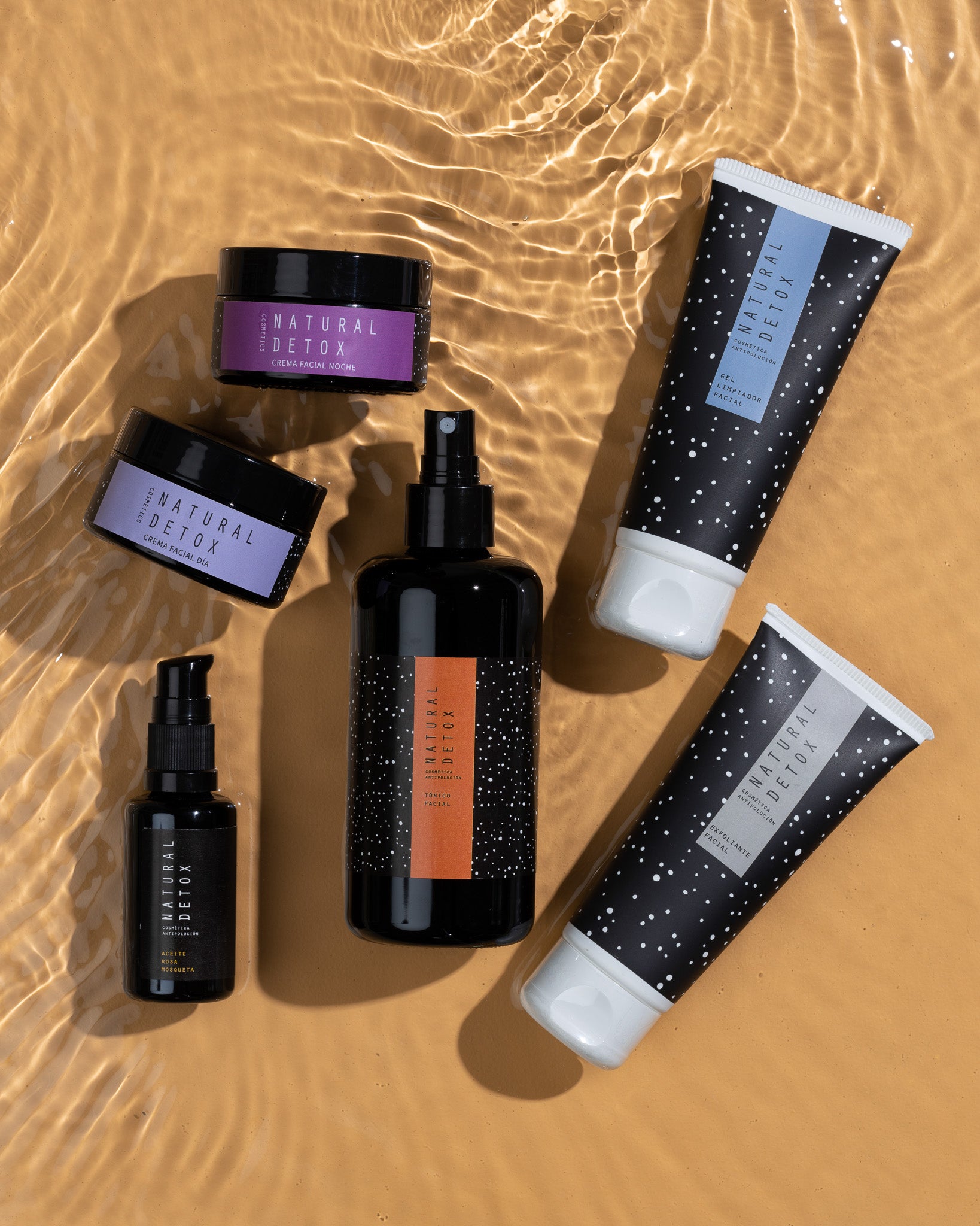 Rutina facial completa, combate arrugas, manchas, flacidez y deshidratación. Con despacho gratis a todo chile.
